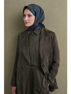 Armine Saf Ipek Twill Eşarp 9628D 07