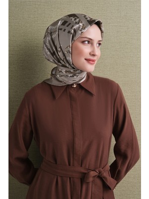 Armine Saf Ipek Twill Eşarp 9634D 01