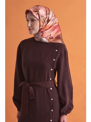 Armine Saf İpek Twill Eşarp 9627D 34