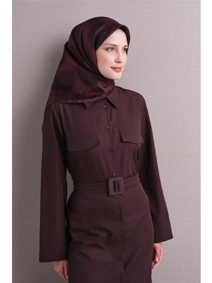 Armine Saf İpek Twill Eşarp 9637D 51
