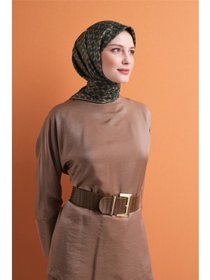 Armine Saf İpek Twill Eşarp 9636D 04