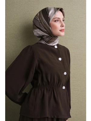 Armine Saf İpek Twill Eşarp 9621D 84