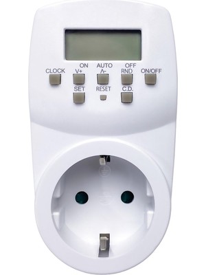Tekno Hediye Horoz Timer-2 Dijital Haftalık Zaman Ayarlı Priz 3500W 16A (20 Programlı - Hafıza Bataryalı)
