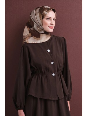 Armine Saf Ipek Twill Eşarp 9627D 01