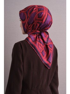 Armine Saf Ipek Sura Eşarp 9614D 01