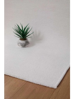 Valery Home Premium Kalite Kaymaz Tabanlı Vera Doğal Yıkanabilir Kilim Oturma Odası Balkon Bahçe Mutfak Kemik