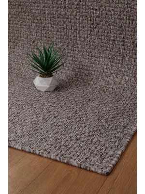 Valery Home Premium Kalite Kaymaz Tabanlı Natura Doğal Yıkanabilir Yolluk Oturma Odası Balkon Koyu Bej-102