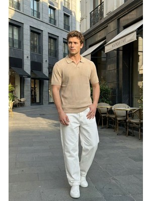 Livio Ferri Sion Regular Fit Erkek Kısa Kol Triko Polo Yaka Tişört
