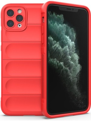 Bezos iPhone 11 Pro Kılıf Optimum Silikon - Kırmızı