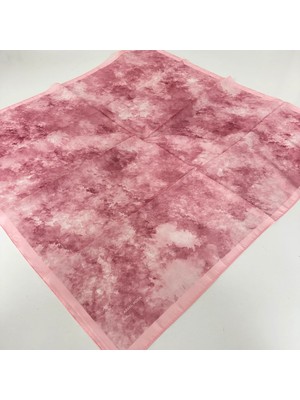 Arsel Moda Soft Pamuklu Eşarp Italyan Dikişli Pembe Serisi  LRB6905