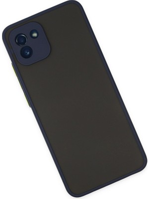 Bezos Galaxy A03 Kılıf Montreal Silikon Kapak - Lacivert