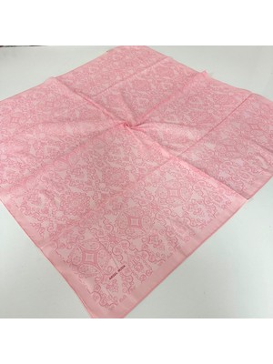 Arsel Moda Soft Pamuklu Eşarp Italyan Dikişli Pembe Serisi  LRB6904
