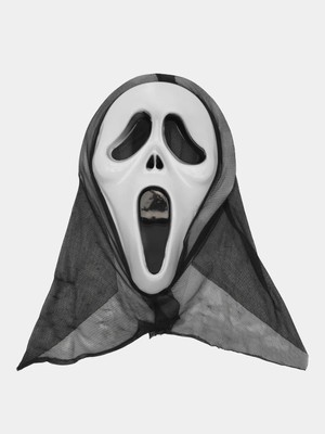 Mabelme Store Kapşonlu Çığlık Maskesi Scream Maskesi 33X21 cm