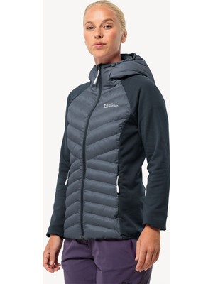 Jack Wolfskin Routeburn Hybird Kadın Siyah Mont