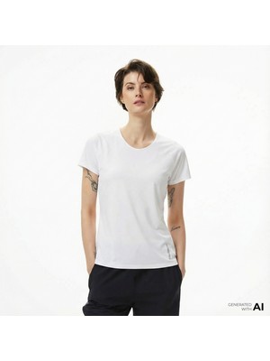 Salomon Sense Aero Kadın Beyaz Koşu T-Shirt