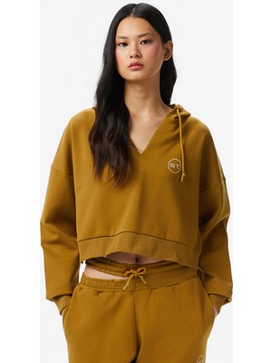 United4 Unıted4 Regular Fit Kadın Kahverengi Sweatshirt