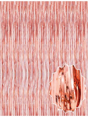 Mabelme Store Rose Gold Püsküllü Kapı Perdesi