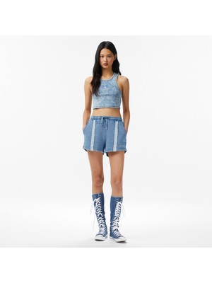 United4 Unıted4 Regular Fit Kadın Lacivert Şort