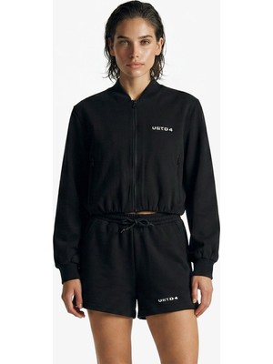 United4 Unıted4 Regular Fit Kadın Siyah Ceket