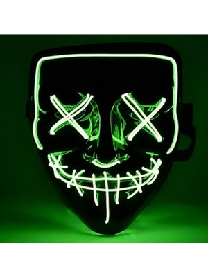 Mabelme Store LED Işıklı Yeşil Maske