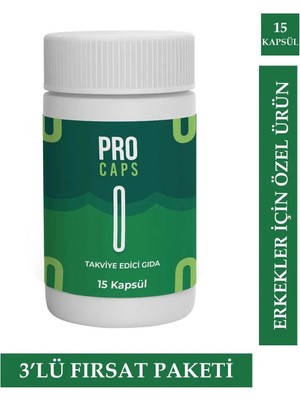 Bezos Pro Caps Erkeklere Çok Özel 15LI x 3 Adet