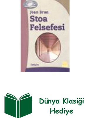 İletişim Yayınları Stoa Felsefesi + Dünya Klasiği Hediye