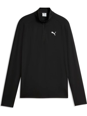 Puma Erkek Siyah Puma Traınıng 1/4 Zip Siyah Erkek Sweatshirt