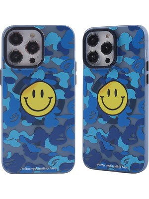 Bezos iPhone 14 Pro Max Kılıf Apollo Magneticsafe Desenli Kapak - Apollo Mavi - 1
