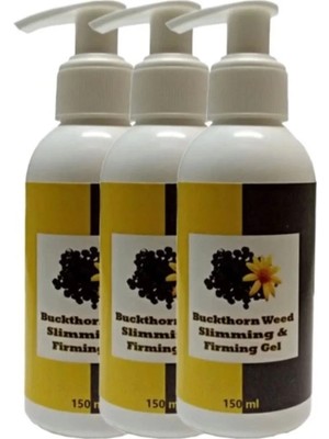 Bezos Buck Thorn Weed Slimming & Firming Gel 3 Adet Adet Acı Çehre Tohumu Jeli Parçalayıc