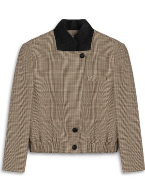 Twist Hotfıx'li Kazayağı Desen Blazer TW6260106123022