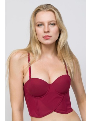 Obje Kadın Bordo Alice Büstiyer