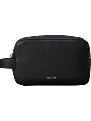 Calvin Klein Erkek Siyah Calvin Klein Raısed Dopp Kıt, Ub1 Siyah Erkek Çanta