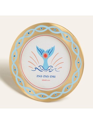 Zsa Zsa Zsu Lotus Mat Pirinç Çerçeve 13x2x13 Cm