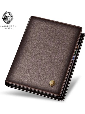Laorentou Elegance Hakiki Deri Italyan Malı Erkek Cüzdan - Erkek Kartlık