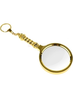 Mabelme Store 5X90MM Tüm Metal Altın Renkli, Hediye Büyüteç,optik Lensler ile Çinko Alaşım Metal Çerçeve