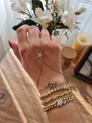Xuping Jewelry Çelik Zirkon Taşlı Yıldız Detaylı Şahmeran