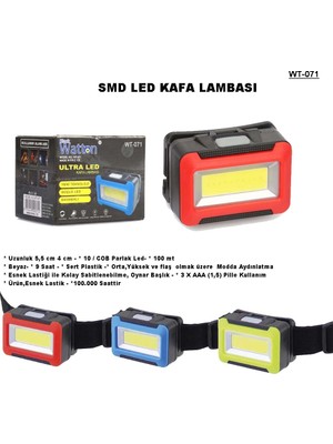 Mabelme Store Pilli Kafa Lambası  WT-071