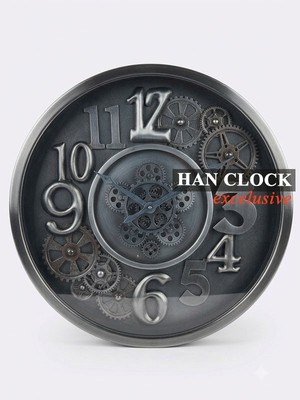 Han Clock Herıtage Komple Metal Çarklı Duvar Saati 46CM