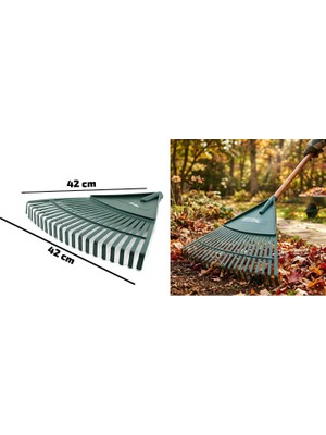Usm 20 Dişli Yaprak Tırmığı - Plastik - 42 cm Genişlik