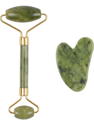 Usm Jade Roller Gua Sha Taşı Seti