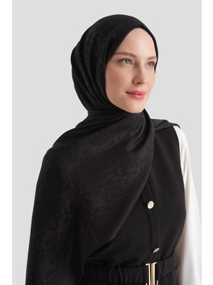 Armine Lyocell Naia Kare Monogram Şal 6 01