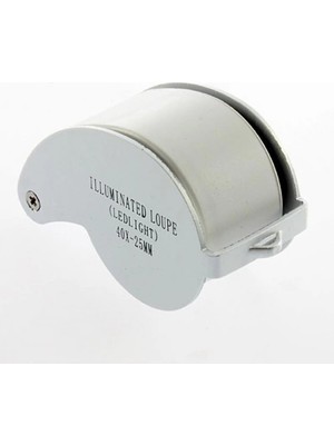 Ozkr Store Mini 40X25MM Takı Büyüteç, Cep Büyüteç, Teftiş, Elmas Pullar, Madeni Kontrol Lup MG21011