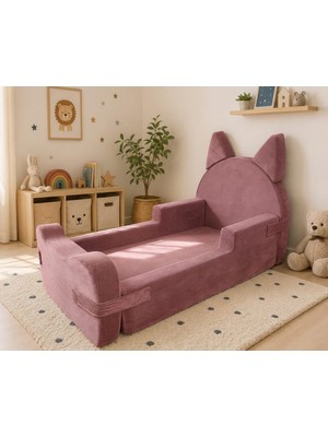 Home Decor Nestime® 190X110 cm Çocuk Sünger Yatak | 160X80 cm Yatak Alanı | Tamamen Sünger | Çıkarılabilir & Yıkanabilir Kılıf