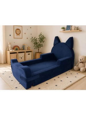 Home Decor Nestime® 190X110 cm Çocuk Sünger Yatak | 160X80 cm Yatak Alanı | Tamamen Sünger | Çıkarılabilir & Yıkanabilir Kılıf