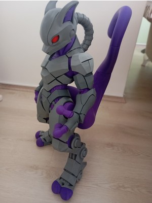 Starlab 3D Studios Pokemon Mecha Mewtwo Dev Boy Robotik Figür - Premium 3D Baskı