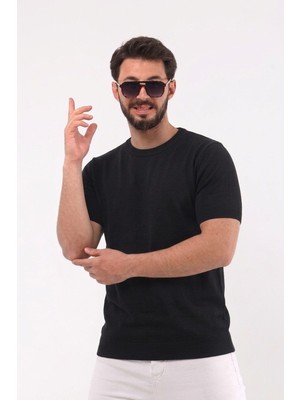 Onno Pamuk Iplikli Ince Triko Tshirt