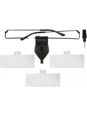 Ozkr Store Gözlük Modeli  1.5x,2.5x,3.5x 3 Adet Lensi Gözlük Büyüteç