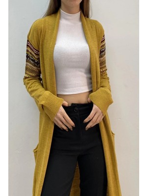 Onno Style Kilim Desen Uzun Ceket