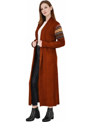 Onno Style Kilim Desen Uzun Ceket