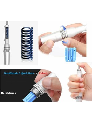 Ozkr Store Hacamat Kalemi 3 Iğneli 100  Iğne Hediye